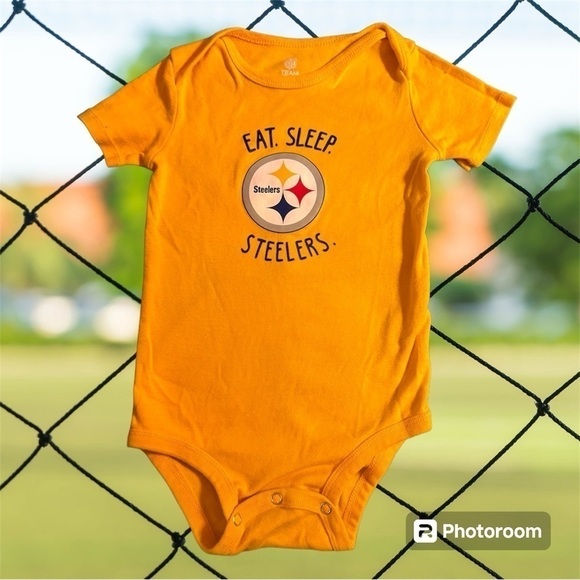Pittsburgh Steelers Football Toddler Bodysuit - Picture 1 of 5
